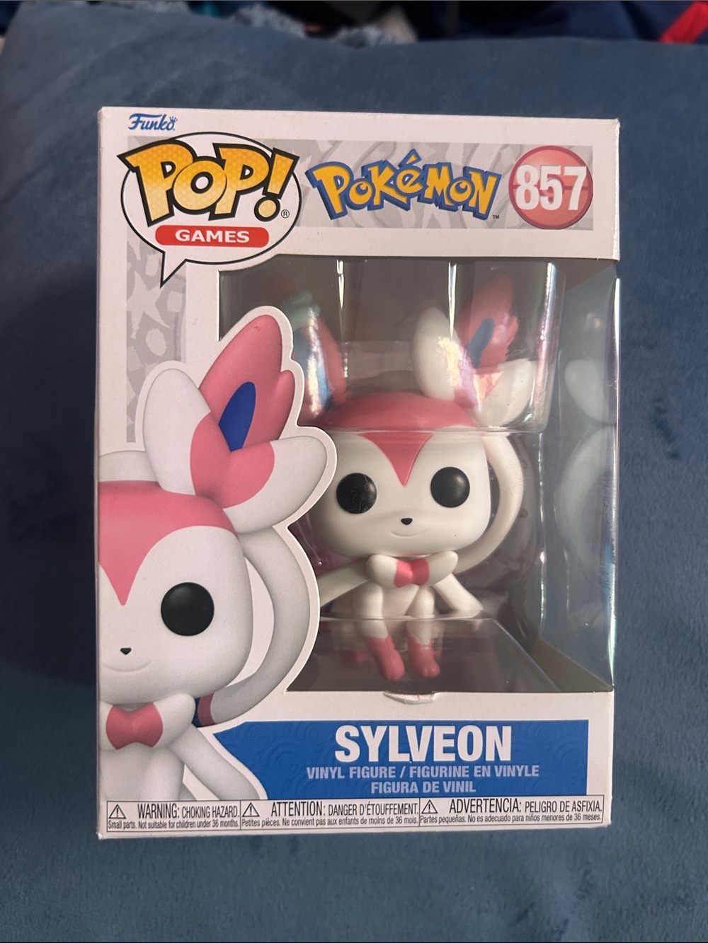 Funko Sylveon Vinyl Figure - Pink, White & Blue Accents